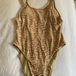 ITS NOW COOL tiger terry cloth one piece